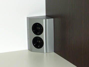 Stekkerdoos voor in de Compact Case lijn.