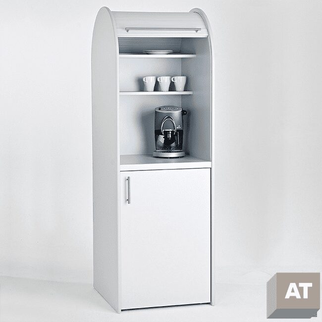 Bijzetkast keuken wit afsluitbaar