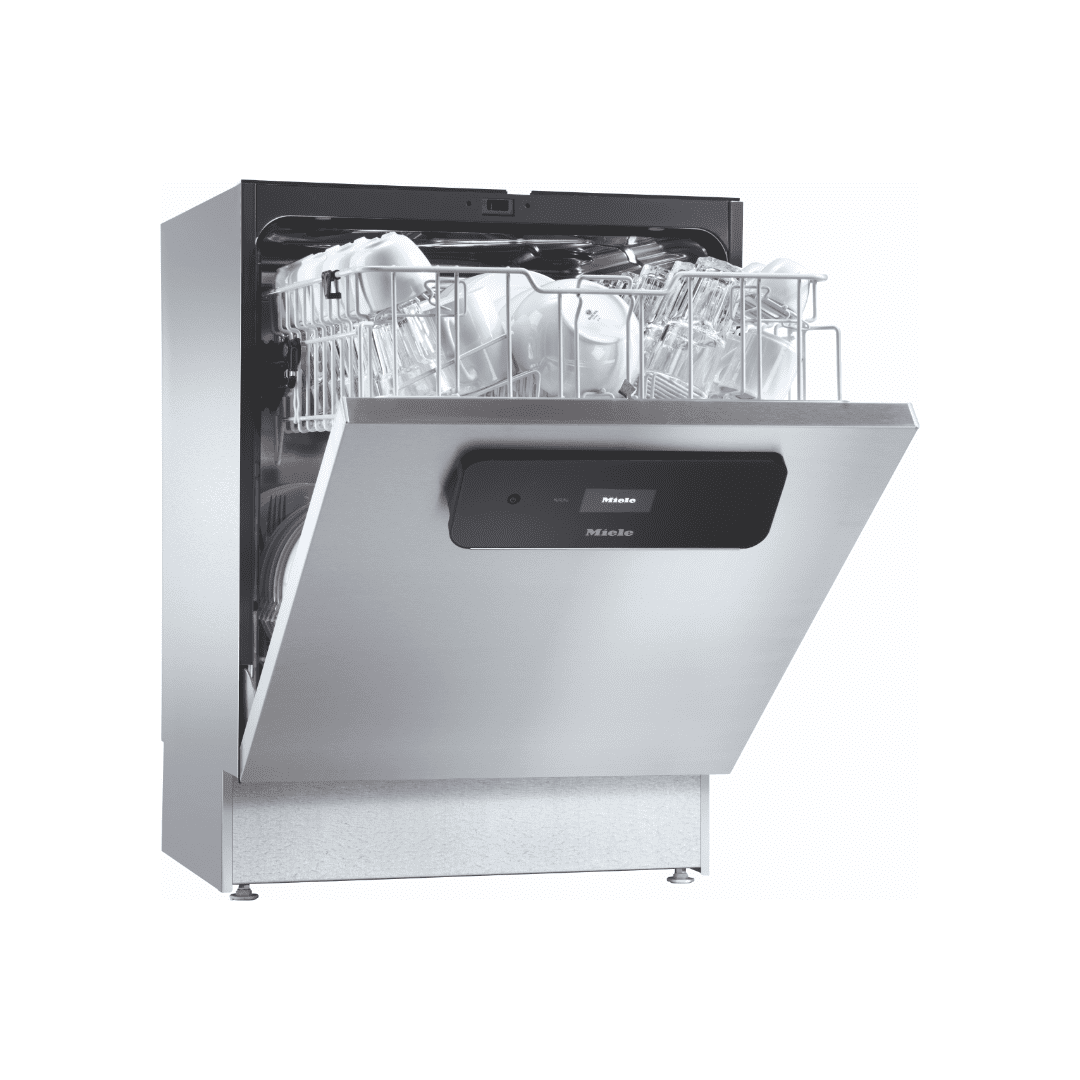 Een RVS Professionele vaatwasser verswater systeem PFD400 | Miele in een keuken huren, gelegen in nijkerk.