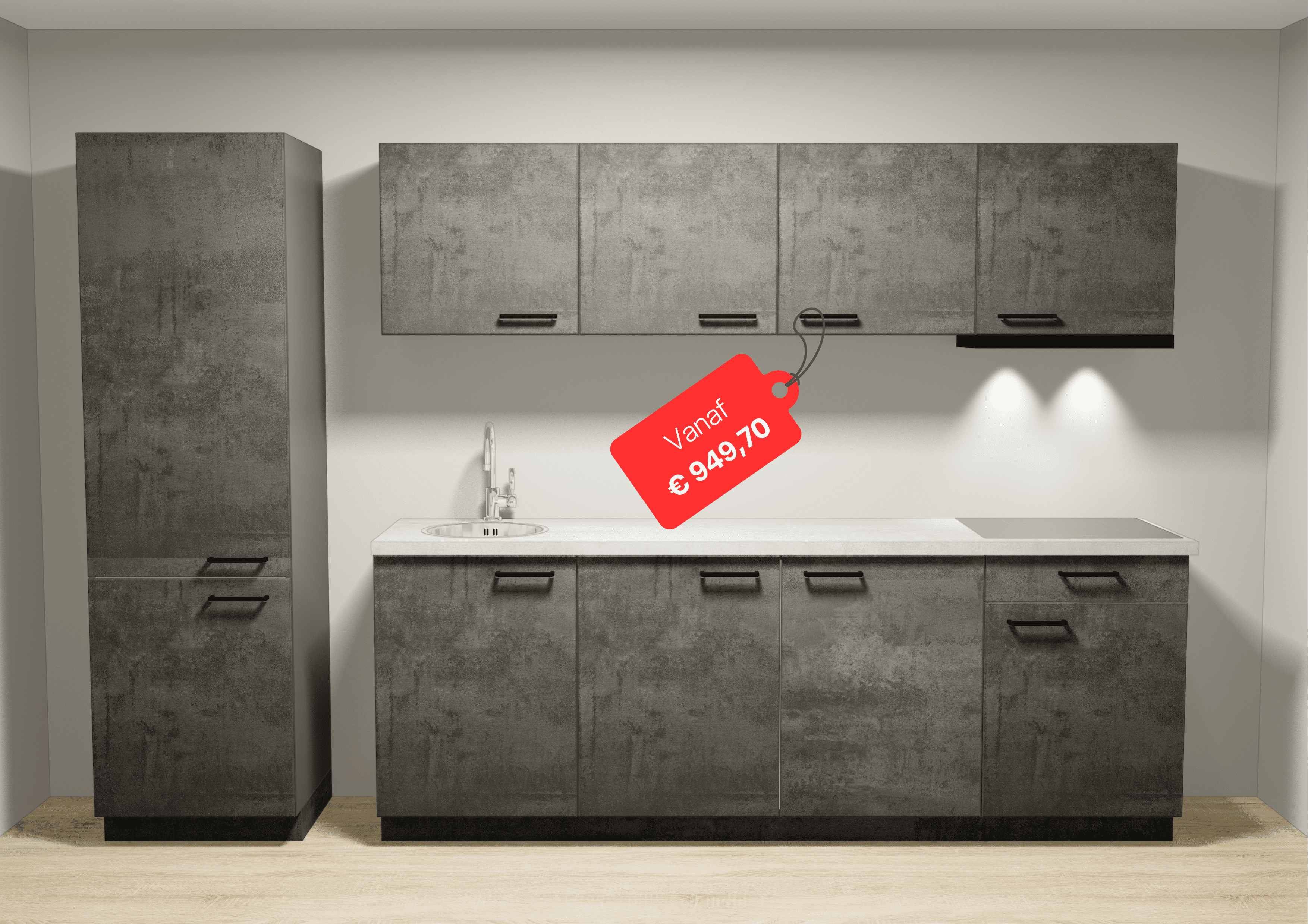 Basisopstelling keuken vanaf prijs