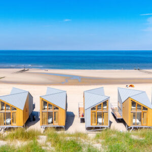 Slapen op strand recreatiekeukens